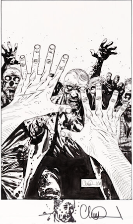 Walking Dead #51: Cover art by Charlie Adlard