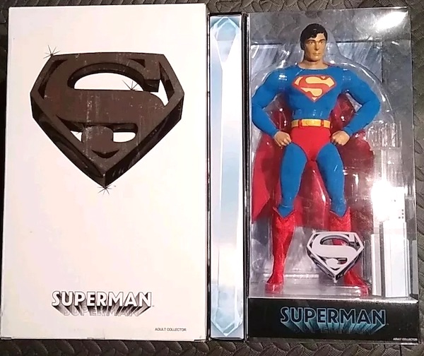 DC Comics 12" Christopher Reeves Superman Action Figure. Click for a free valuation or cash offer