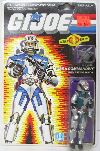 G.I. Joe Cobra Commander with Battle Armor Action Figure. Click to appraise or sell yours