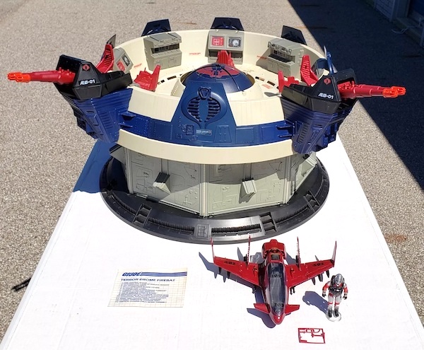 G.I. Joe Cobra Terror Drome assembled. Very rare in original box! Click to appraise or sell yours