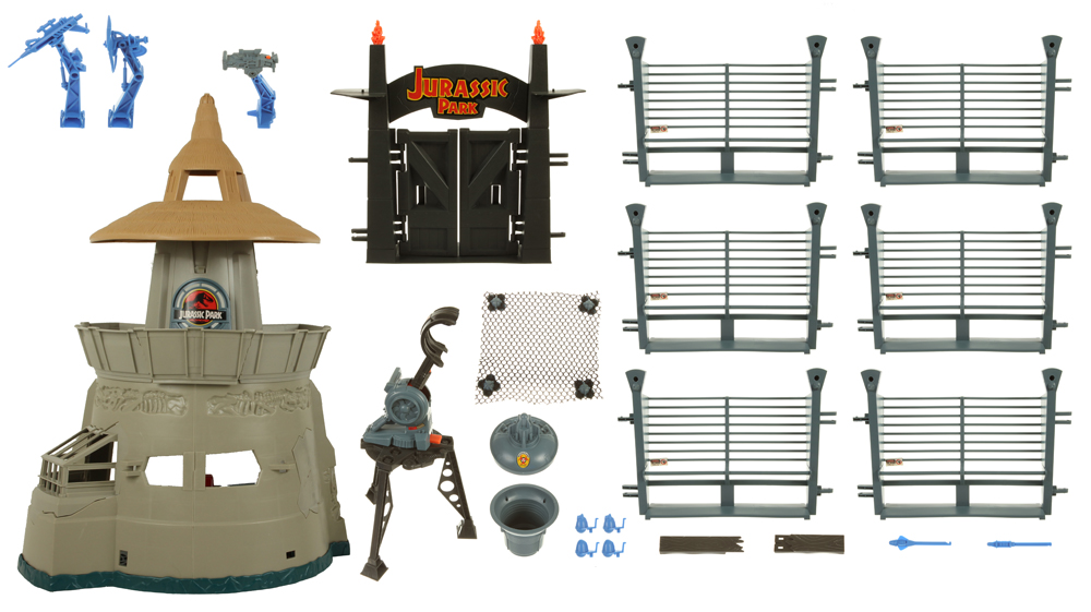 Jurassic Park Electronic Command Compound Center Playset out of the box Jurassic Park Electronic Command Compound Center Playset out of the box