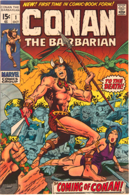 Conan the Barbarian #1: 1st appearance of Conan in comics. Click for appraisal