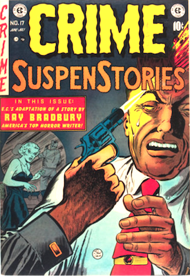 Crime SuspenStories #17: Classic head shot cover