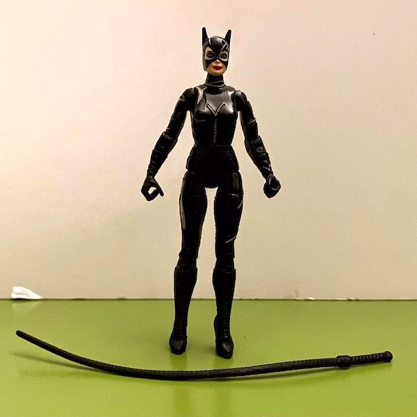 DC Comics Multiverse Batman Returns Catwoman Action Figure out of the pack. Click to value or sell