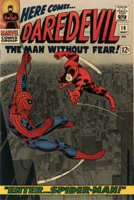 Daredevil #16: Spider-Man vs Daredevil. Click for values