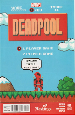 Deadpool #11: Hastings 8-bit variant