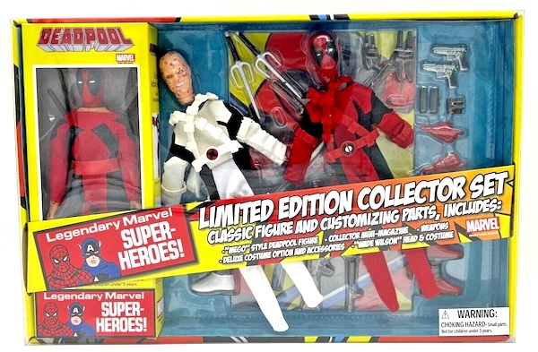 Marvel Comics Deadpool 8" Retro Mego-style Action Figure. Click to value or sell one