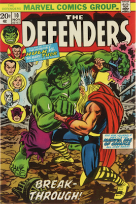 Defenders #10: Thor vs Hulk Battle. Click to get your copy valued FREE