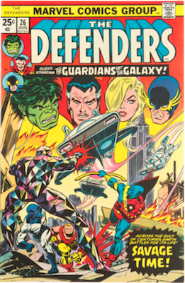 Defenders #26: Guardians of the Galaxy appearance. Click to value or sell yours