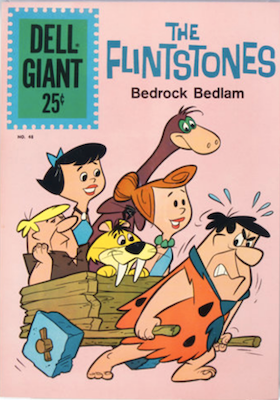 Dell Giant #48: First The Flintstones comic book. Click to sell yours
