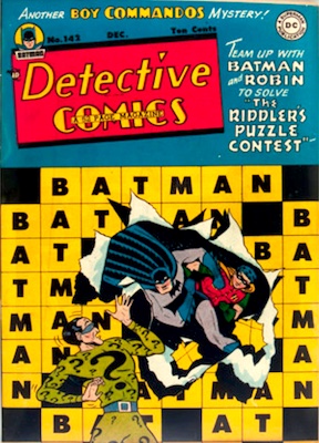 Detective Comics #142: 2nd Riddler comic. Click to have yours valued free