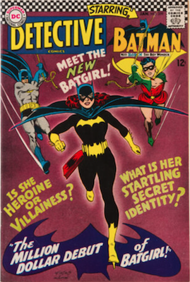Detective Comics #359: 1st Barbara Gordon as Batgirl. Click for values
