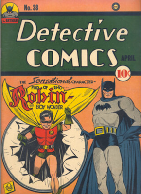 Detective Comics #38: First Robin, the Boy Wonder. Rare comic! Click for values