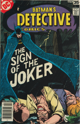 Detective Comics #476: Classic Joker cover story. Click for values
