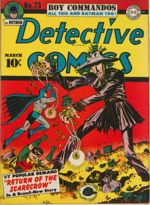 Detective Comics #73: 1st Scarecrow Cover. Click for an appraisal