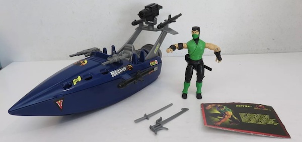 Mortal Kombat Dragon Boat playset out of the box