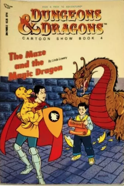 Dungeons and Dragons Animated Series Book Maze and the Magic Dragon. Click to sell yours