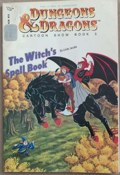Dungeons and Dragons Animated Series Book Witch's Spell Book. Click to sell one
