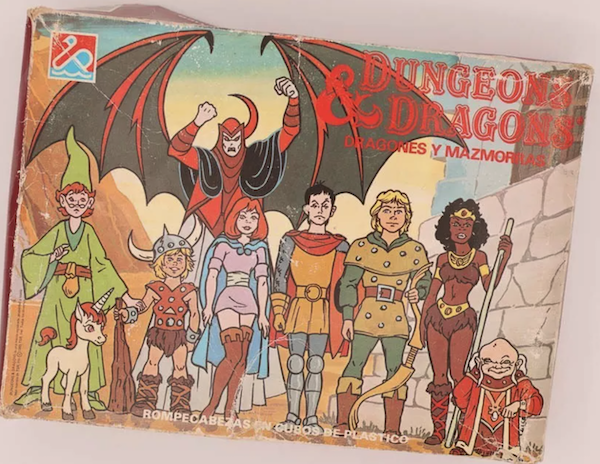 Dungeons and Dragons Animated Series Spanish Cube Puzzle. Rare! Click to sell one