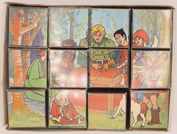 Dungeons and Dragons Animated Series Spanish Cube Puzzle. Rare! Click to sell one