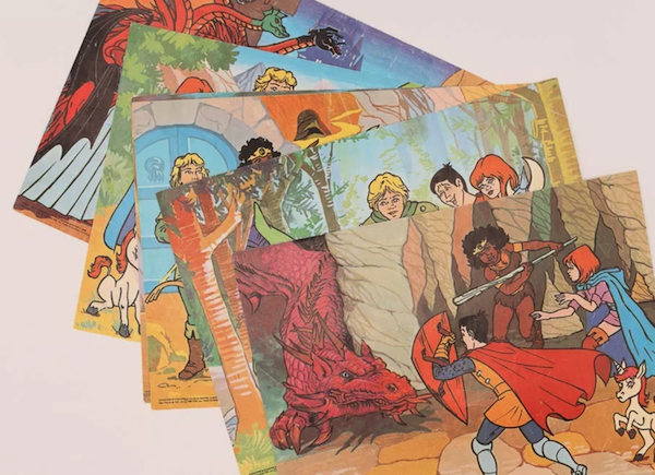 Dungeons and Dragons Animated Series Spanish Cube Puzzle. Rare! Click to sell one