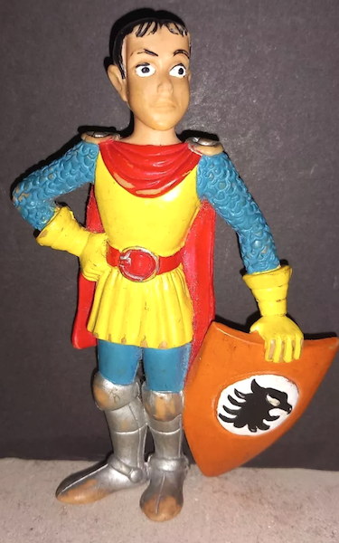 Dungeons and Dragons Animated Series Eric the Cavalier vinyl figure. Click to value or sell