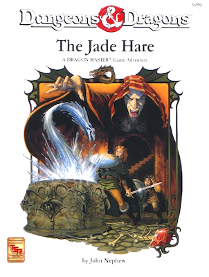 D&D Module Jade Hare with cover (1992). A giveaway rarely found with cover. Click to value yours