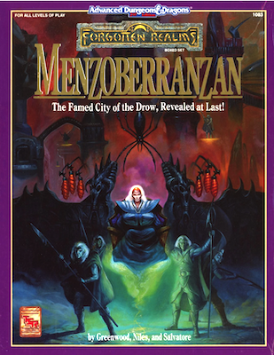 D&D Forgotten Realms Menzoberranzan box set. Click to sell or value one