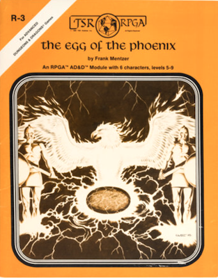 D&D Module R3 Egg of the Phoenix (1982). Click to sell or value yours