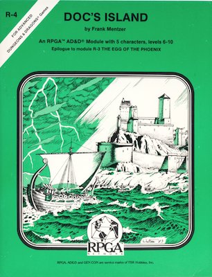 D&D Module R4 Doc's Island (1983). Click to sell or appraise yours