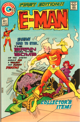 E-Man #1 (1973): 1st appearance. Click to sell or value comics