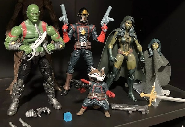 Marvel Legends Guardians Of The Galaxy 5 Pack Entertainment Earth Exclusive out of the box. Click to value yours