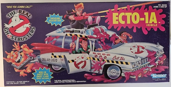 The Real Ghostbusters Ecto-1A vehicle playset. Click to value yours