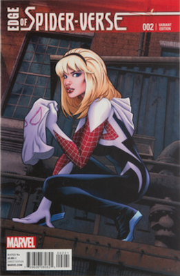 Edge of Spider-Verse #2: Greg Land variant, Spider-Gwen cover. Click to sell or value yours