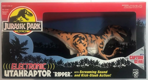 Jurassic Park Electronic Utahraptor Ripper