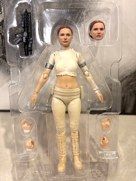 S.H. Figuarts Star Wars Episode II Attack of the Clones Padme Amidala open box. Click to value or sell one