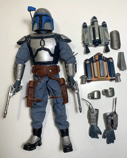 Star Wars Episode II Attack of the Clones 12" Jango Fett Figure out of the box. Click to sell or value one