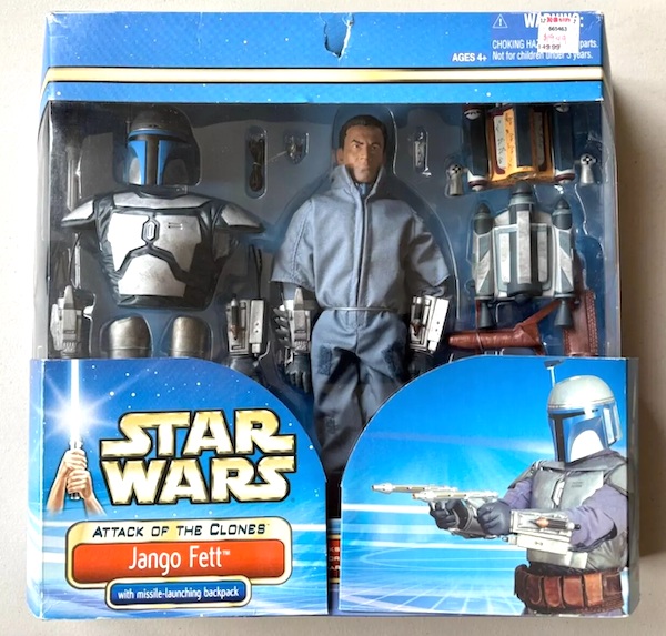 Star Wars Episode II Attack of the Clones 12" Jango Fett Figure. Click to sell or value one