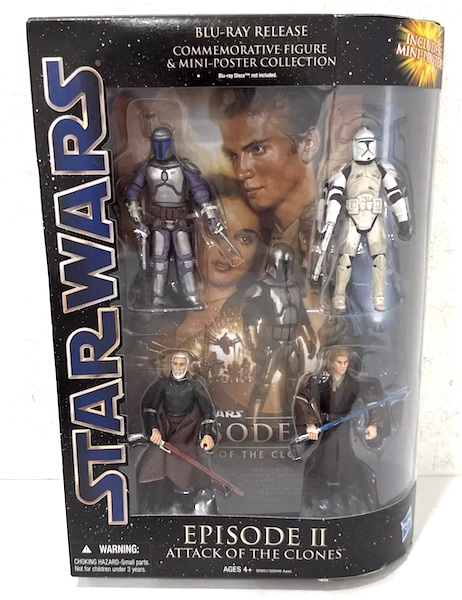 Star Wars Episode II Attack of the Clones BluRay Commemorative Figure Collection