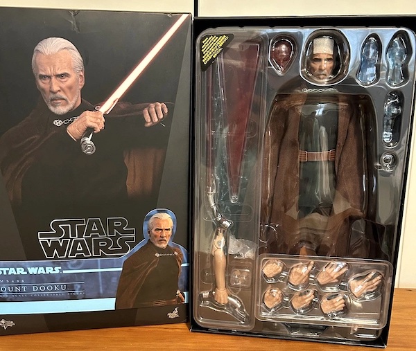 Star Wars Episode II Attack Of The Clones MMS496 1/6th Scale Count Dooku Figure. Click to sell or value yours