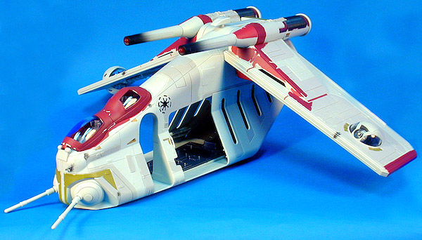 Star Wars Episode II Attack of the Clones Republic Gunship out of the box. Click to sell or value yours