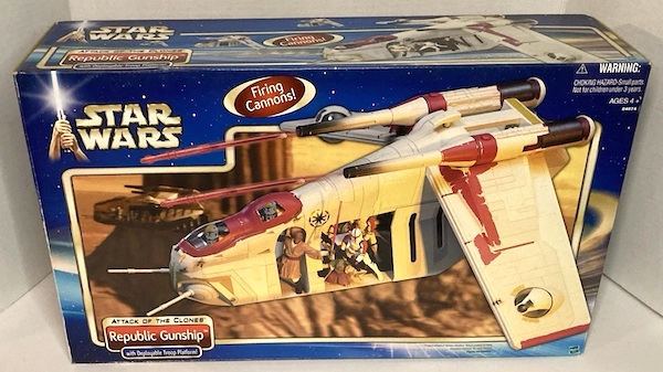 Star Wars Episode II Attack of the Clones Republic Gunship. Click to sell or value yours