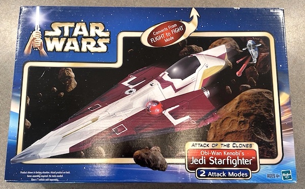 Star Wars Episode II Attack of the Clones Obi-Wan's Jedi Starfighter. Click to value or sell one