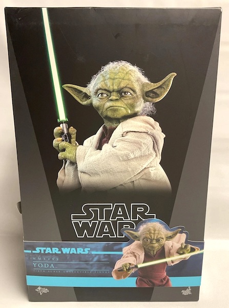 Star Wars Episode II Attack Of The Clones MMS495 1/6th Scale Yoda Figure. Click to value or sell one