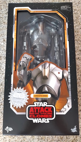 Star Wars Episode II Attack of the Clones MMS682 1/6th Scale Super Battle Droid. Click to value or sell yours