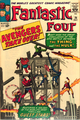 Fantastic Four #26: Avengers crossover. Click to get yours valued!