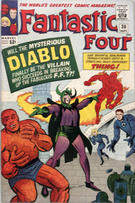 Fantastic Four #30
1st Diablo