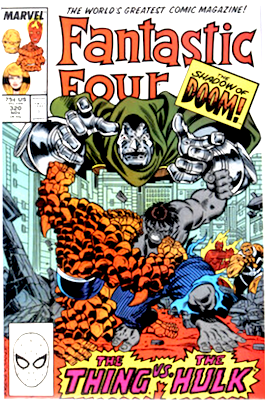 Fantastic Four #320: Gray Hulk vs super-strong Thing part one