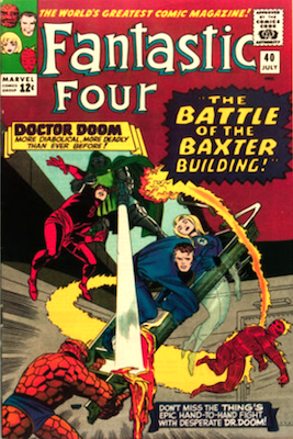 Fantastic Four #40: Doctor Doom comic book cover. Click to sell yours