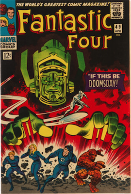Fantastic Four #49: First Silver Surfer cover. Click for values